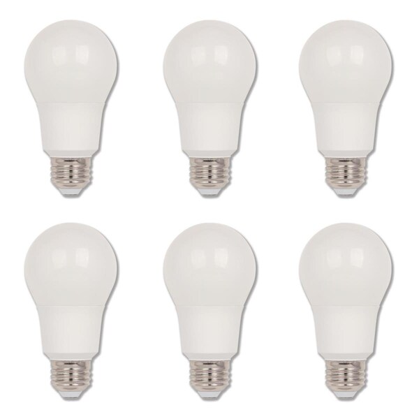 Westinghouse Bulb LED Dimmablemable 9W 120V A19 Omni 3000K Bright White E26 Med Base, 6PK 5133120 - main